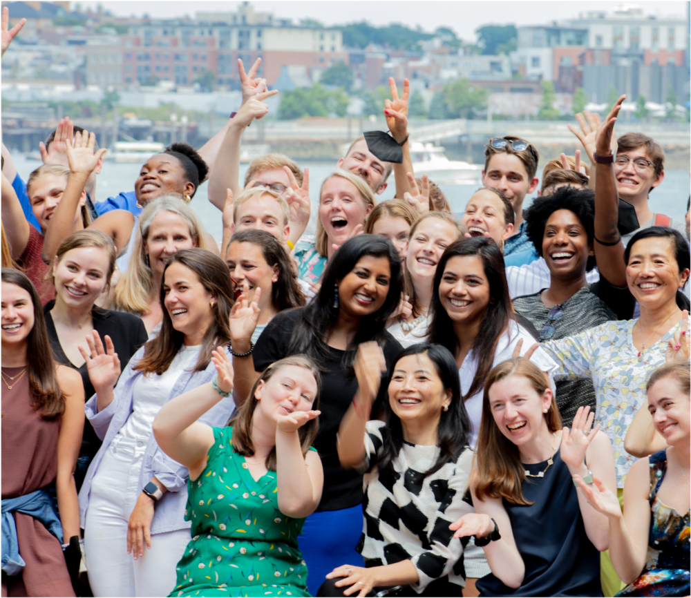 Candid Group of Celebrating Social Finance Employees